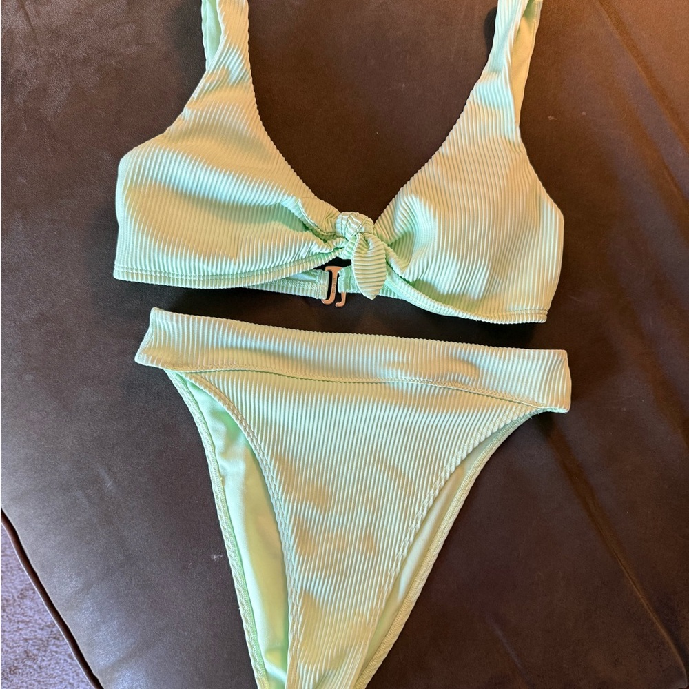 Hollister Light Green Bikini Set